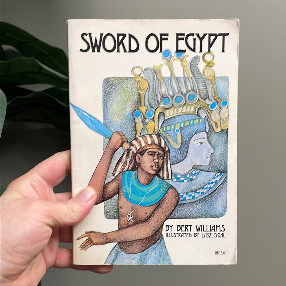 Vintage Scholastic 1976 First Print Sword of Egypt Book by Bert Williams Novel